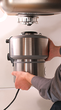 garbage disposal installation